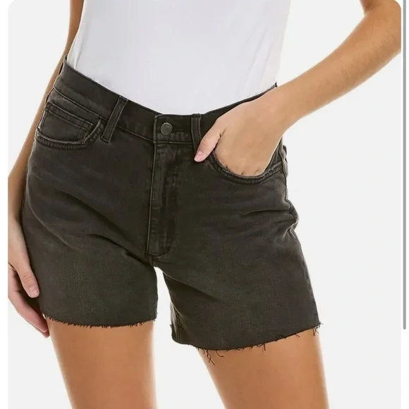 Joe's Jeans Vintage Easy Delia Short Women's black cutoff shorts - Picture 3 of 4